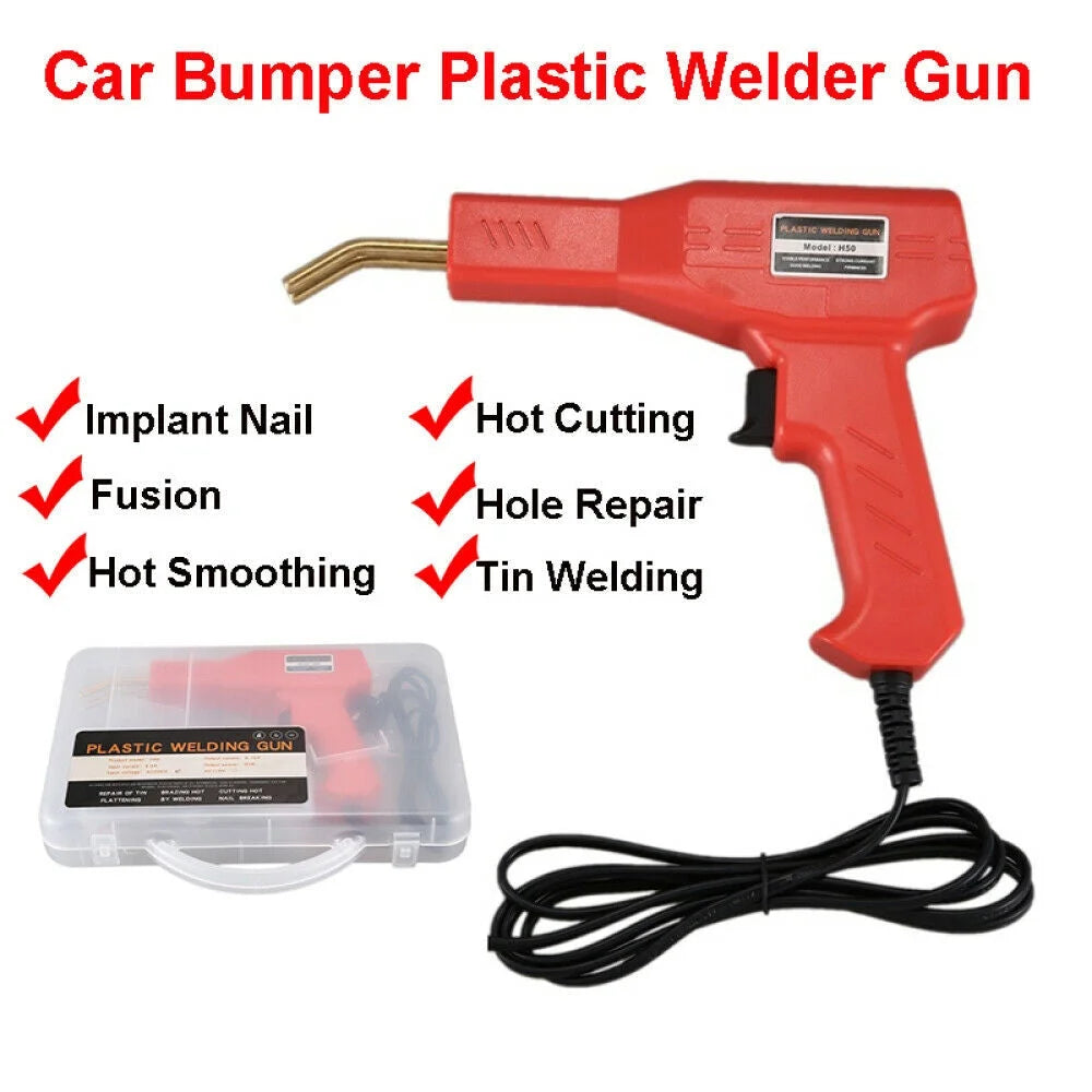 Plastic Welder Handy Garage Repair Welding Tool Kit Hot
