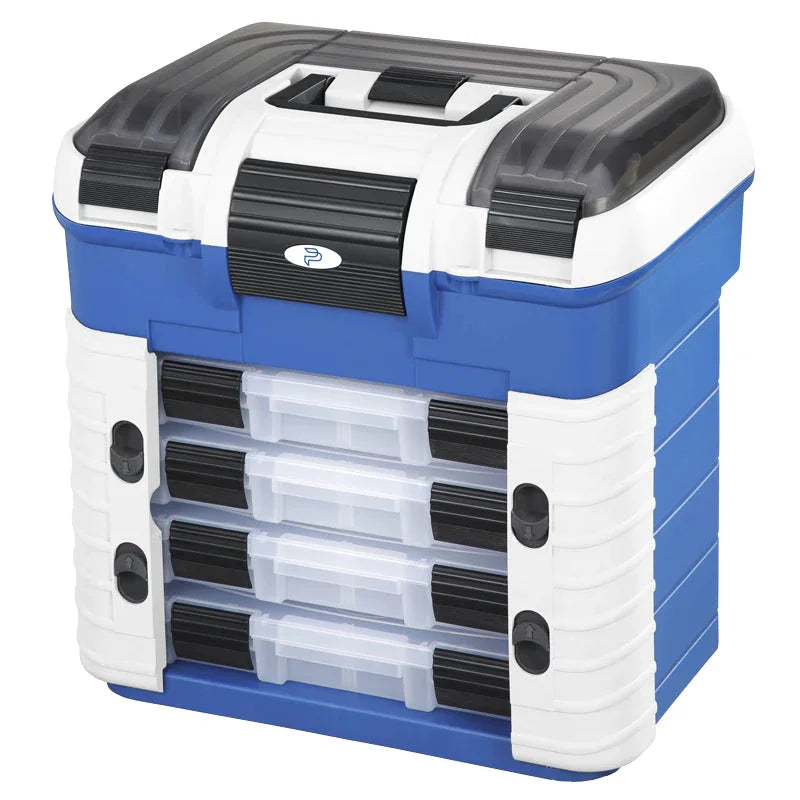 PLASTICA PANARO 501F SUPERBOX - 4 Tray 420x303x400mm - Blue