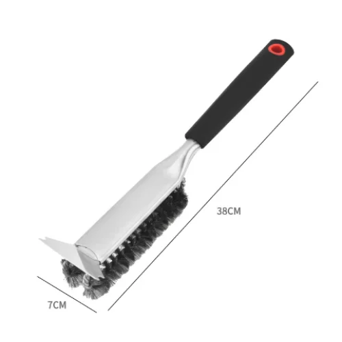 Plastics Handle Heavy Duty BBQ Grill Brush - Stainless