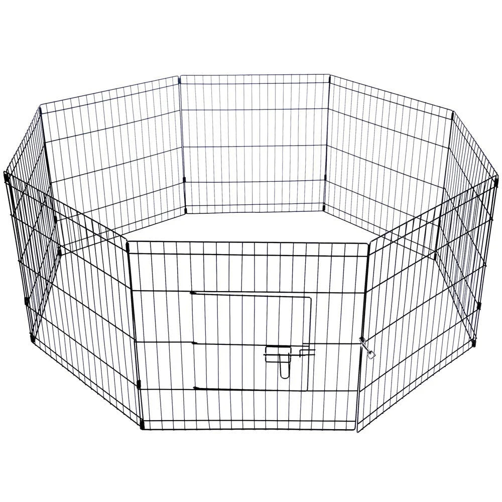 Playpen Dog Rabbit Puppy Exercise Enclosure Fence 24’