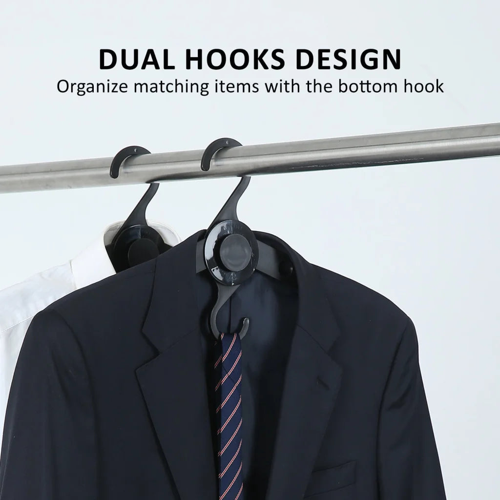 Plus Hanger Multiple Clothes Rack Organizer Foldable Set