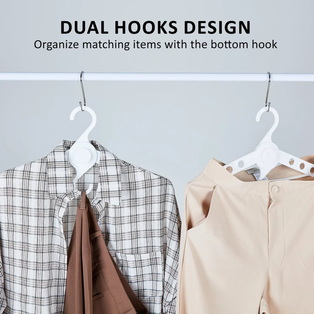 Plus Hanger Multiple Clothes Rack Organizer Foldable Set