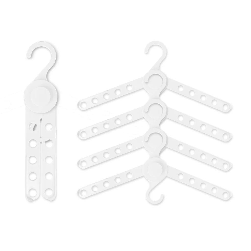 Plus Hanger Multiple Clothes Rack Organizer Foldable Set