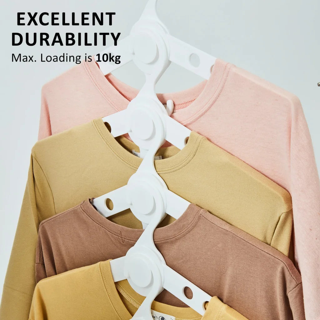 Plus Hanger Multiple Clothes Rack Organizer Foldable Set