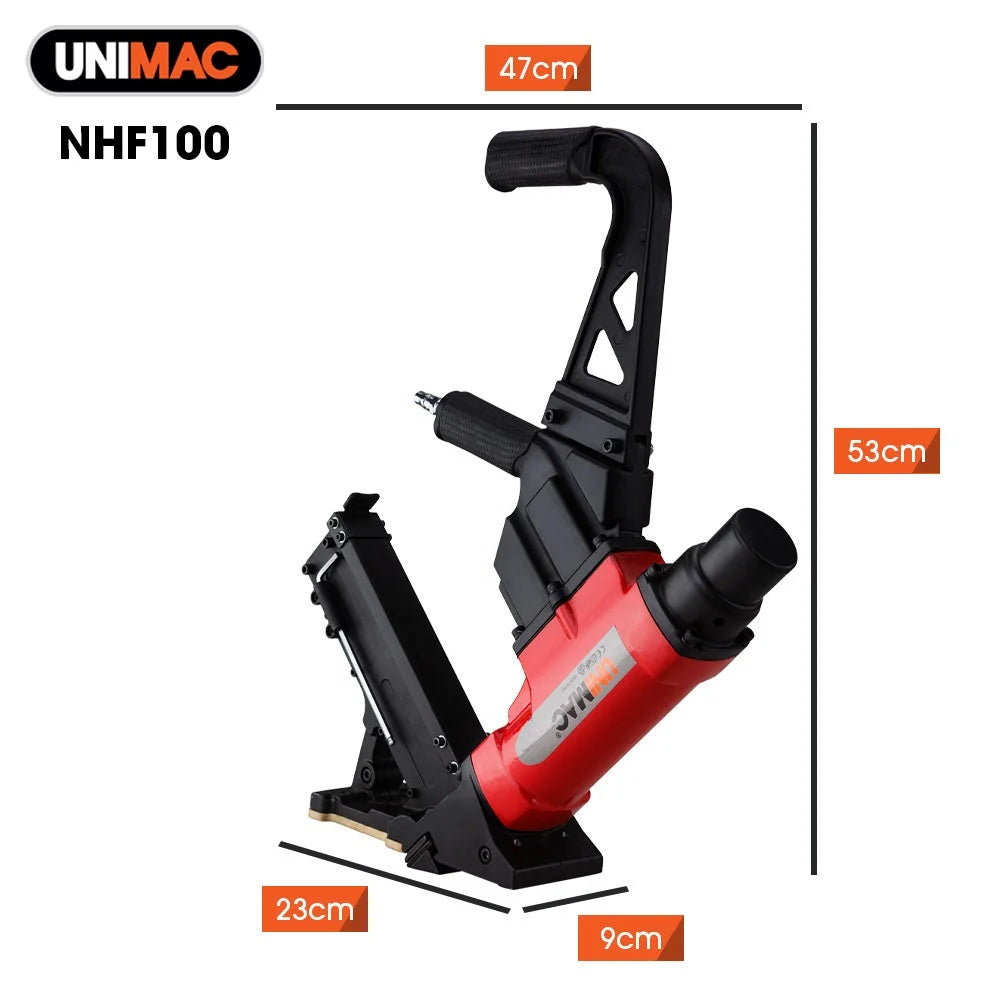 Pneumatic Flooring Nailer Staple Gun Floor Gas Nail Cleat