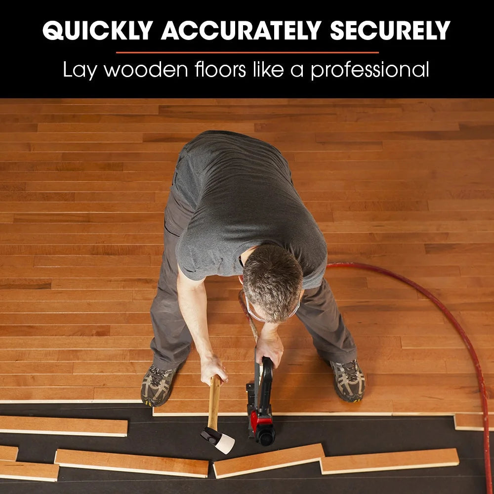 Pneumatic Flooring Nailer Staple Gun Floor Gas Nail Cleat