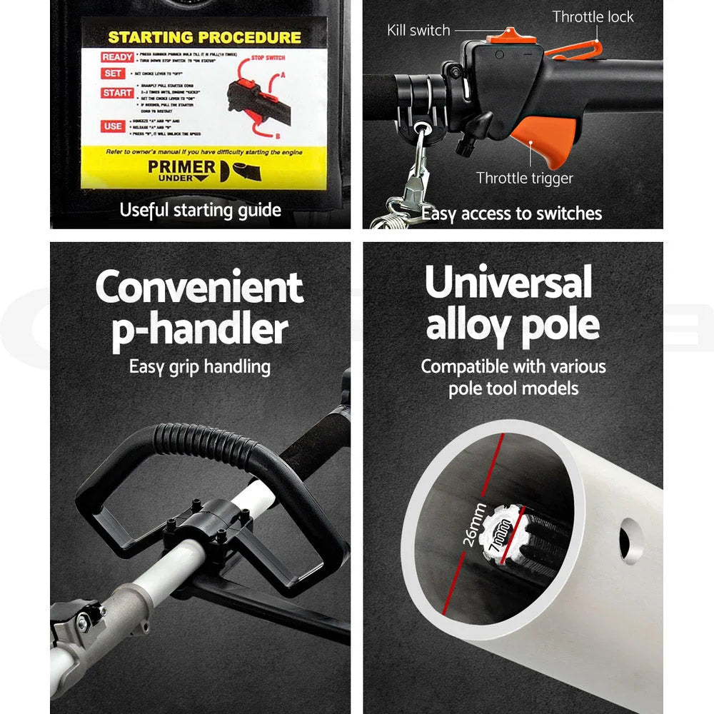 Pole Chainsaw 4-Stroke Petrol Chain Saw Brush Cutter