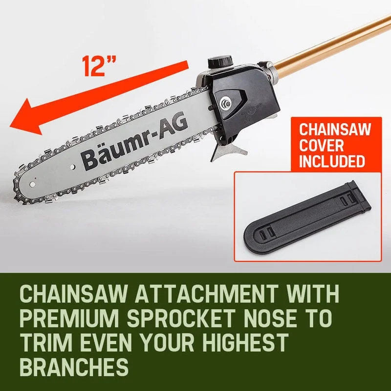 Pole Chainsaw Brush Cutter Whipper Snipper Hedge Trimmer