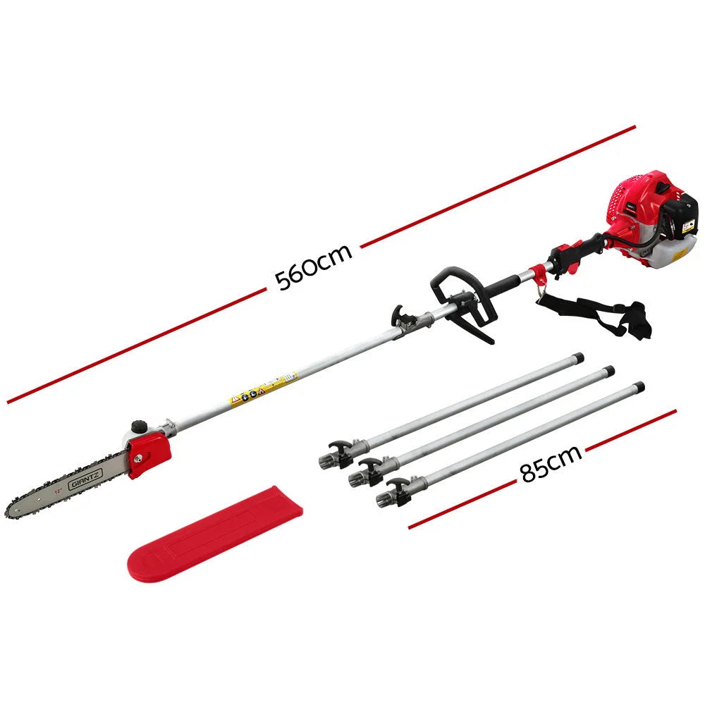 Pole Chainsaw Petrol 65CC 12in Chain Saw 5.6m Long Reach