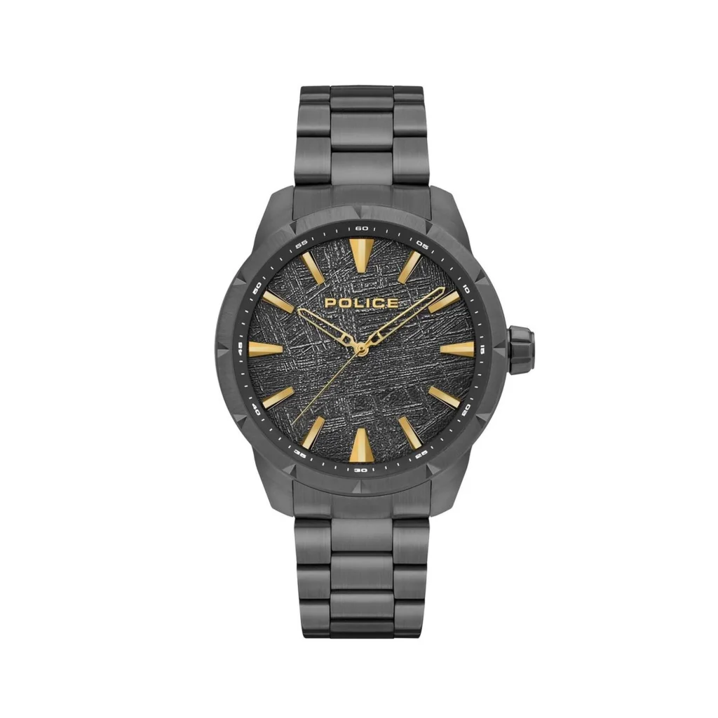 Police Men’s Black Stainless Steel Stainless Steel Watch