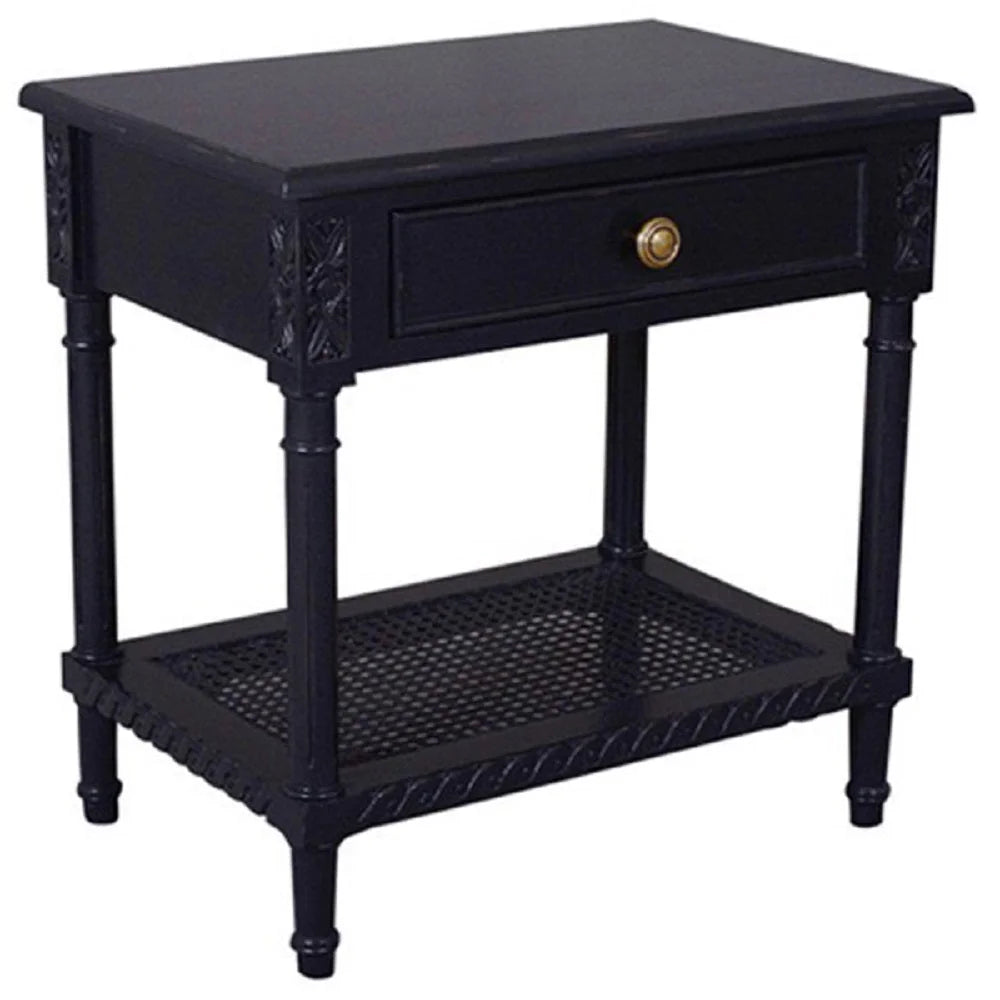 Polo Side Table Bedside Lamp Unit 60cm - Furniture > Living