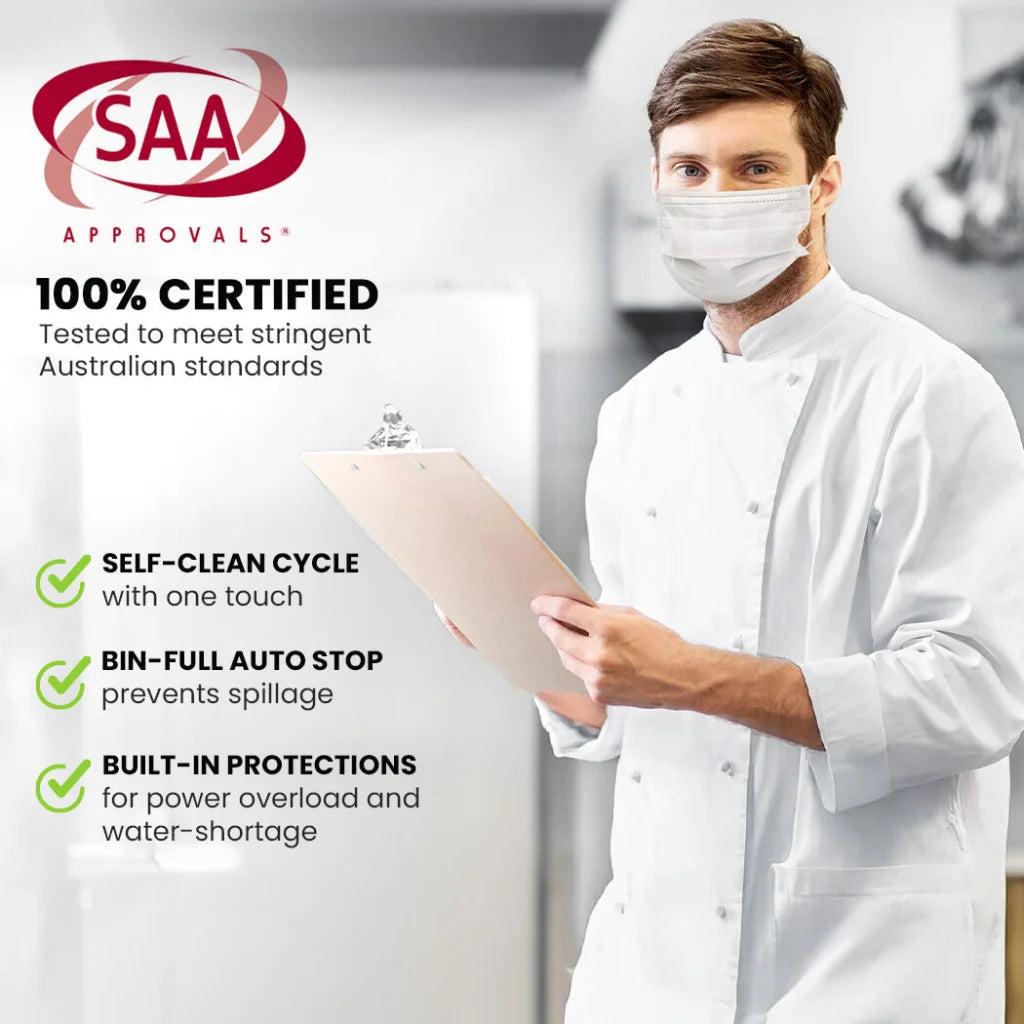 POLYCOOL Commercial Ice Maker Machine up to 60kg/24hr Timer