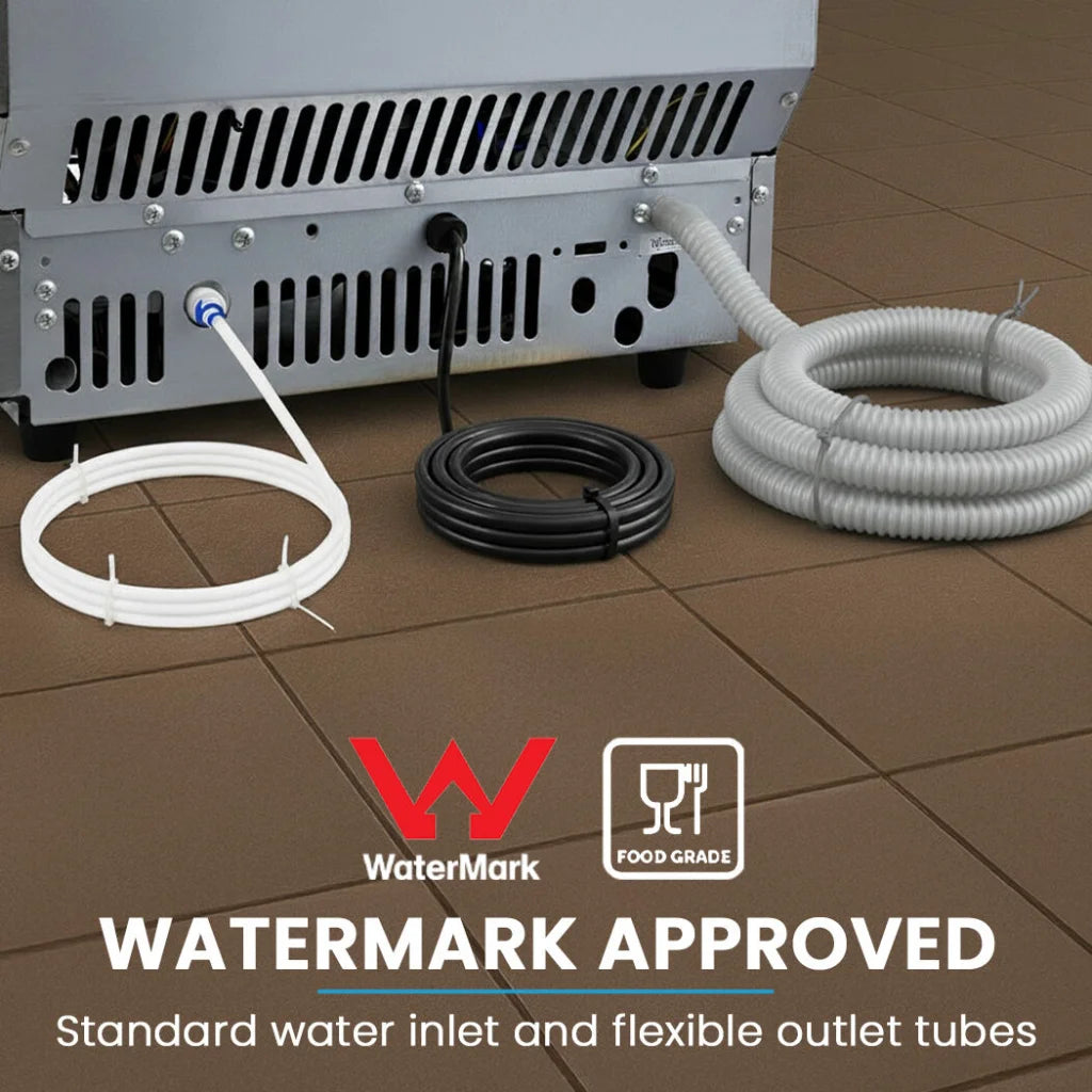 POLYCOOL Commercial Ice Maker Machine up to 60kg/24hr Timer