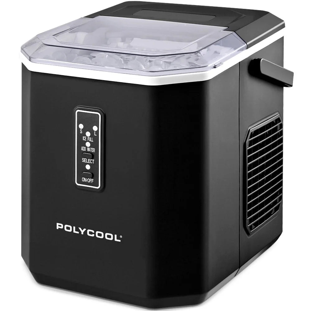 POLYCOOL Portable Ice Maker Machine Automatic 12kg day