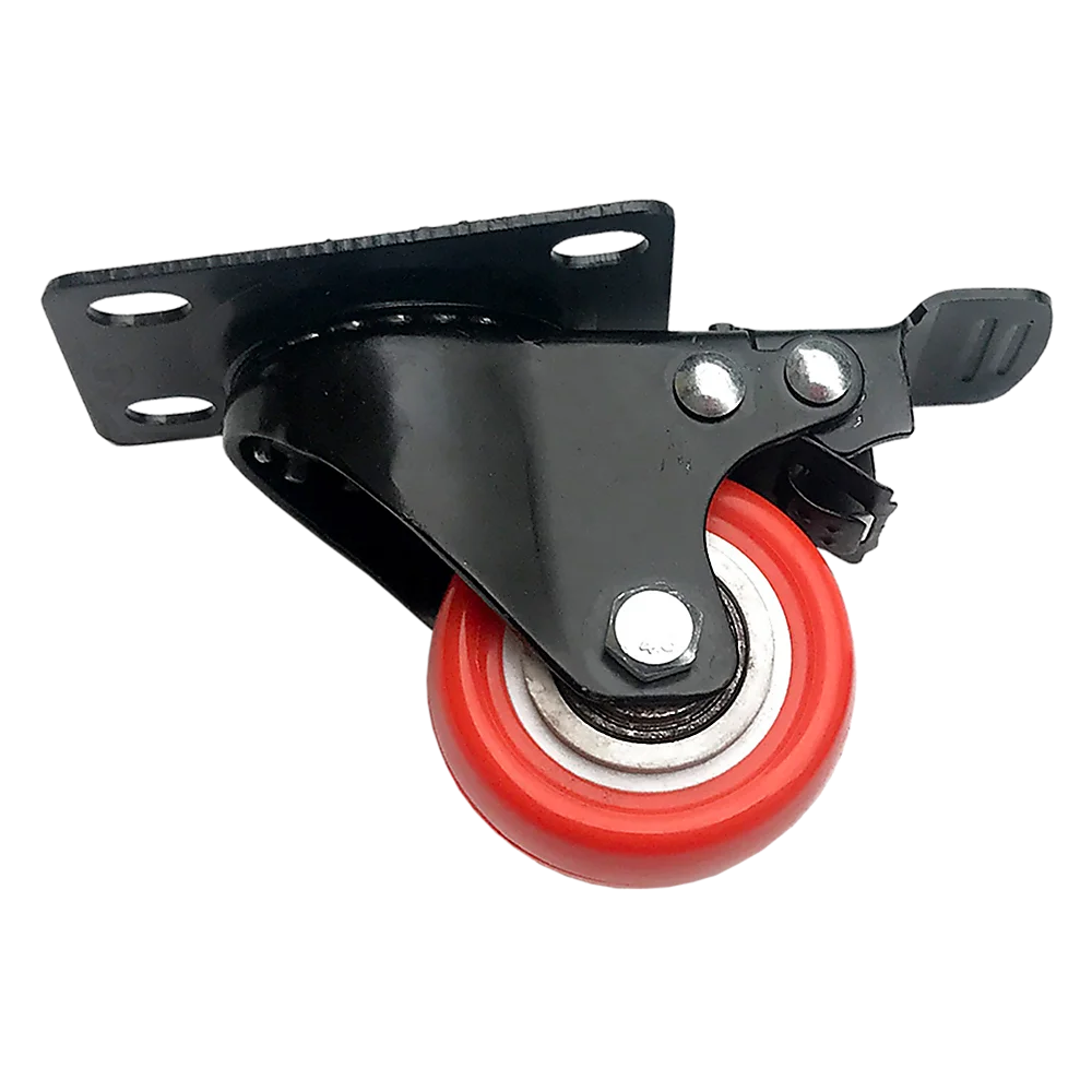 Polyurethane Castor Wheels 2’’ - 8 PCS Swivel with 4 Brakes