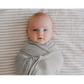 Ponchik Babies + Kids - Ribbed Swaddle Jersey Wrap - Koala