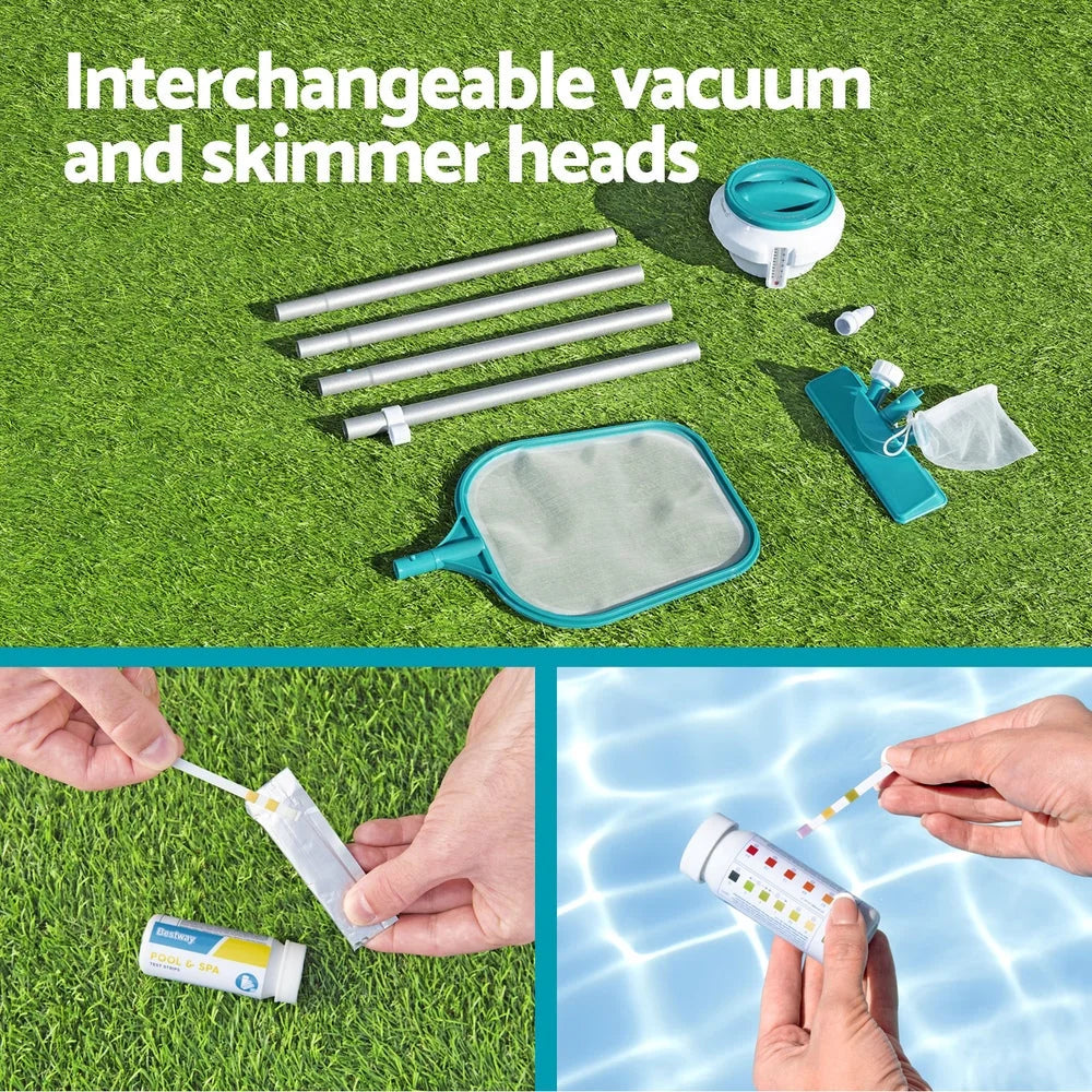 Pool Cleaner Vacuum Chemical Dispenser Thermometer Swimming