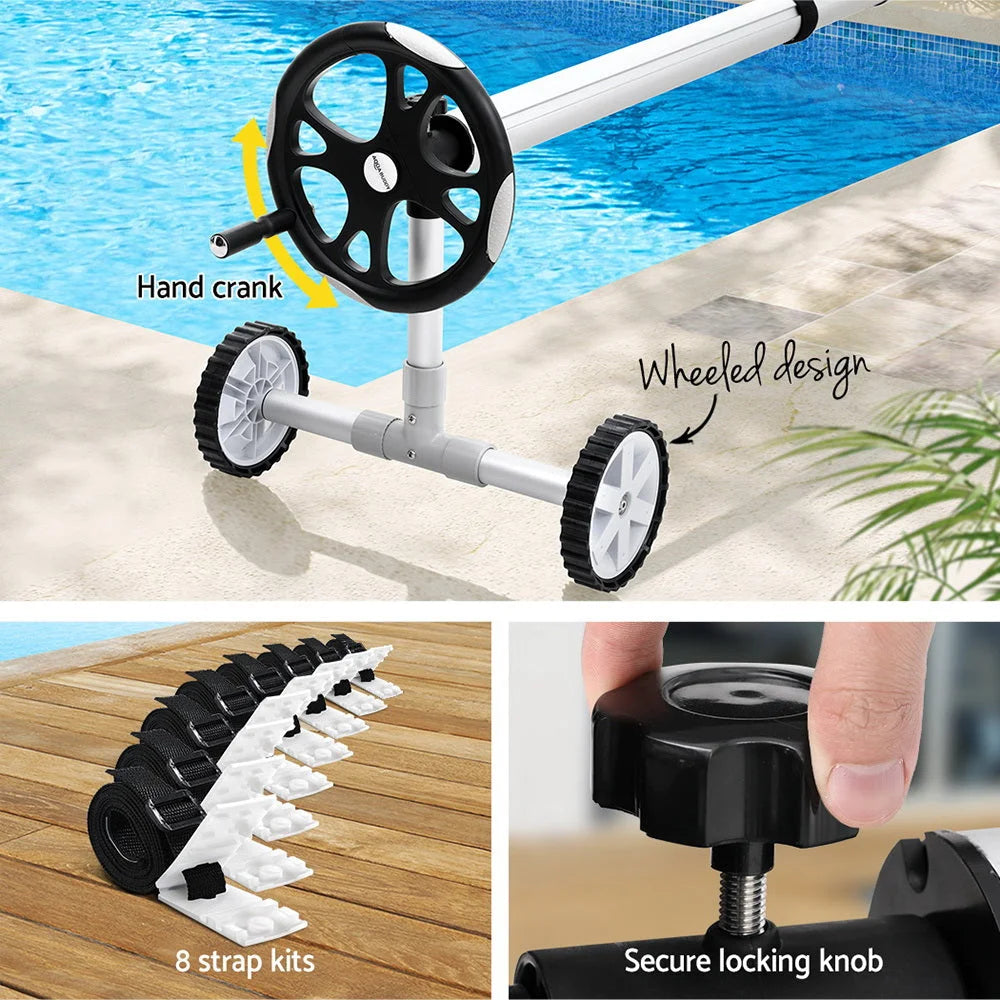 Pool Cover Roller Adjustable 6.55m for Swimming Pool Solar