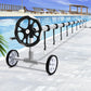 Pool Cover Roller Adjustable 6 55m for Swimming