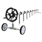 Pool Cover Roller Adjustable 6.55m for Swimming Pool Solar