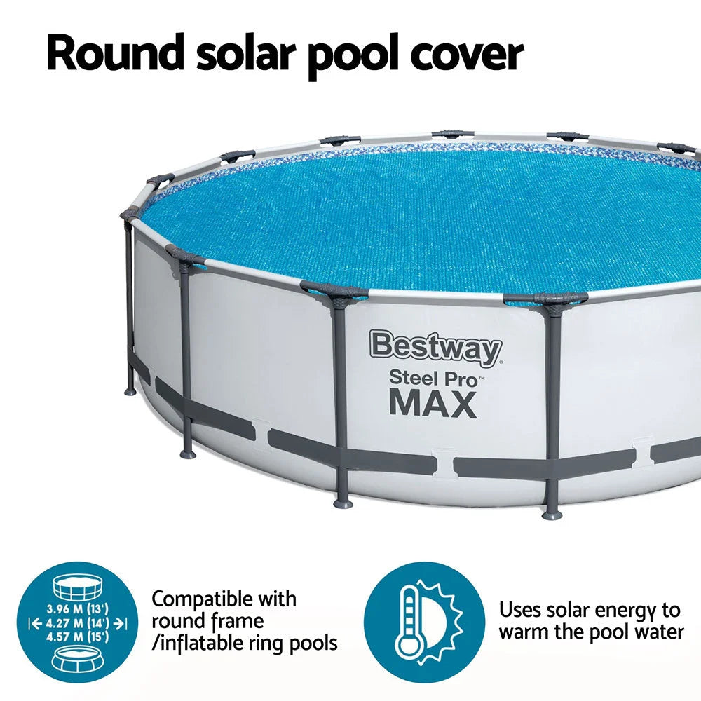 Pool Cover Solar Fits 4.17m Round Above Ground Swimming
