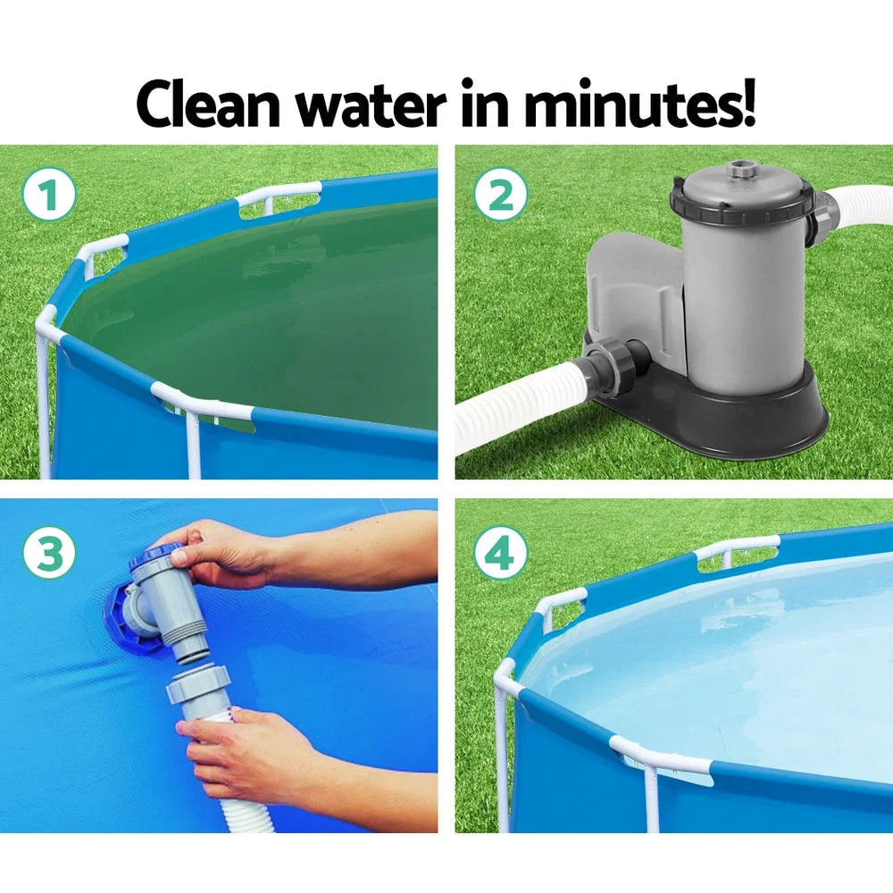 Pool Pump Cartridge Filter 1500GPH 5678L/H Flowclear