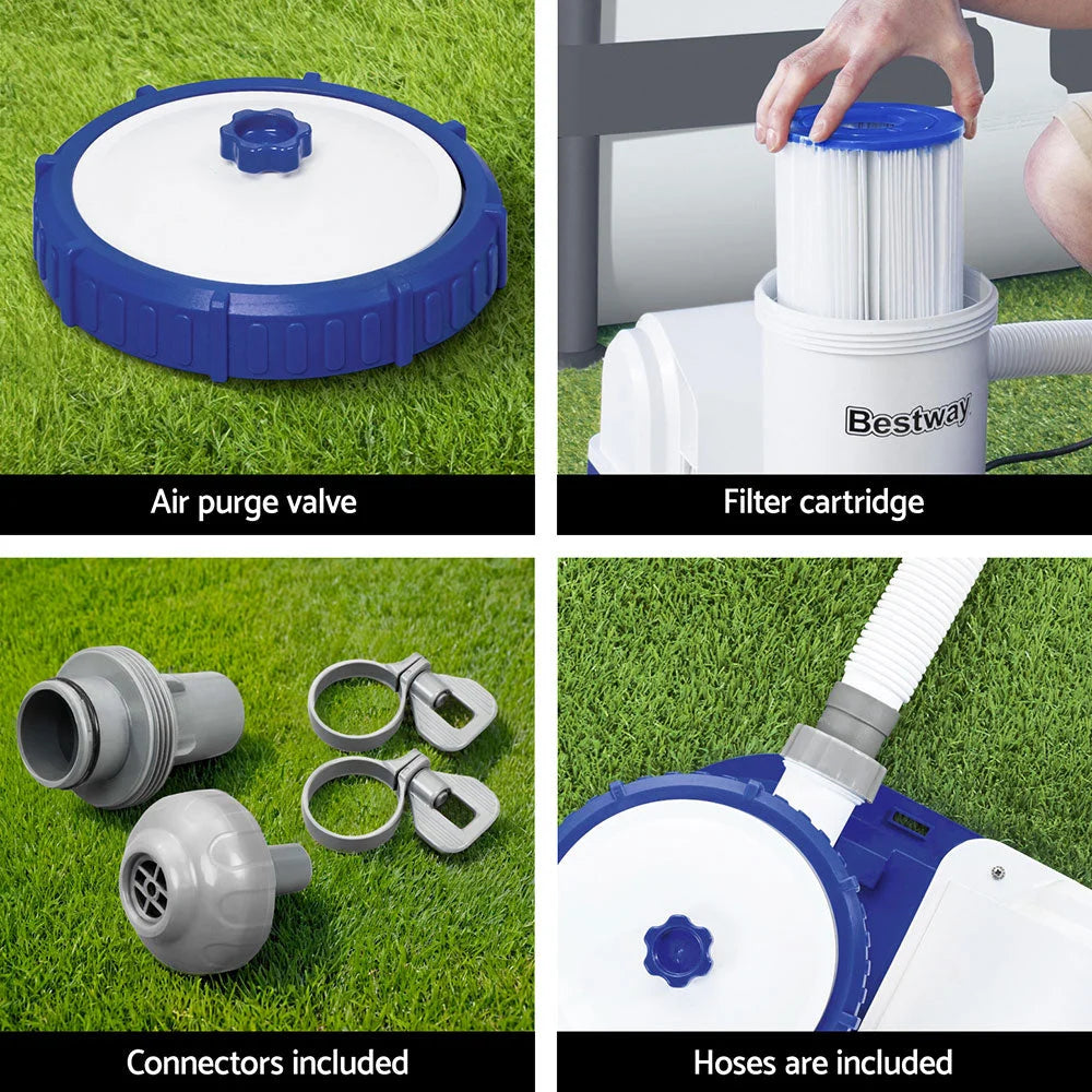 Pool Pump Cartridge Filter 2500GPH 9463L/H Flowclear