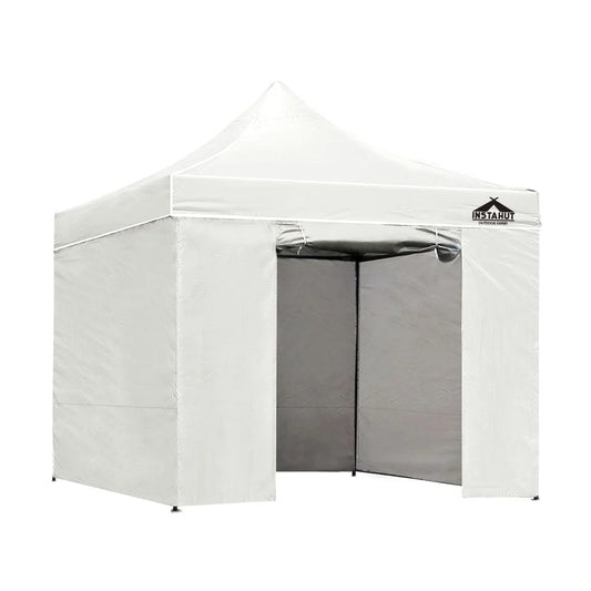 Pop-Up Gazebo Marquee 3x3m Folding Wedding Tent Shade White