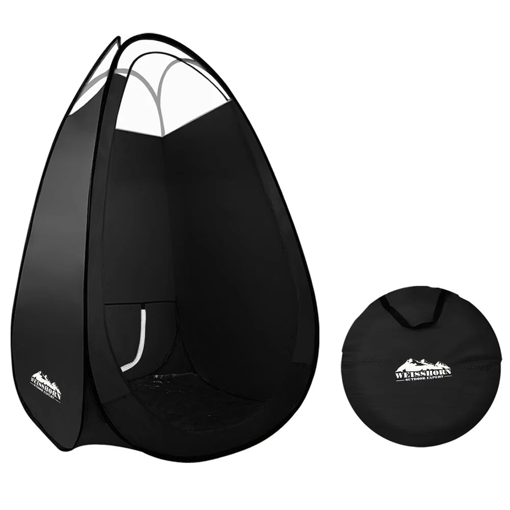Pop-Up Tanning Tent Portable Black - Spray Tan