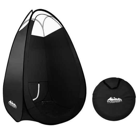 Pop-Up Tanning Tent Portable Black - Spray Tan