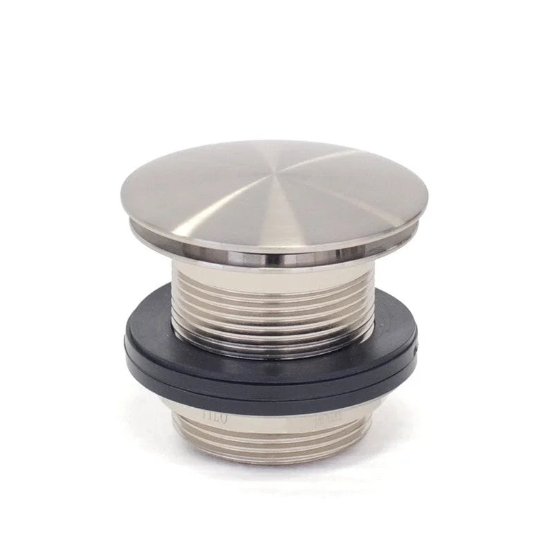 Pop Up Waste Plug 2021 Brushed Nickel Stainless Steel 40mm