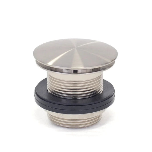 Pop Up Waste Plug 2021 Brushed Nickel Stainless Steel 40mm