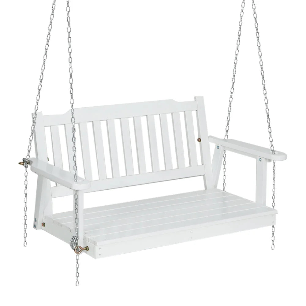 Porch Swing Chair with Chain Garden Bench Outdoor Furniture