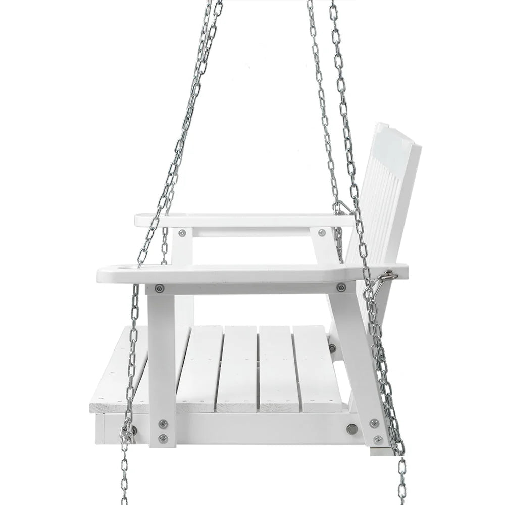 Porch Swing Chair with Chain Garden Bench Outdoor Furniture