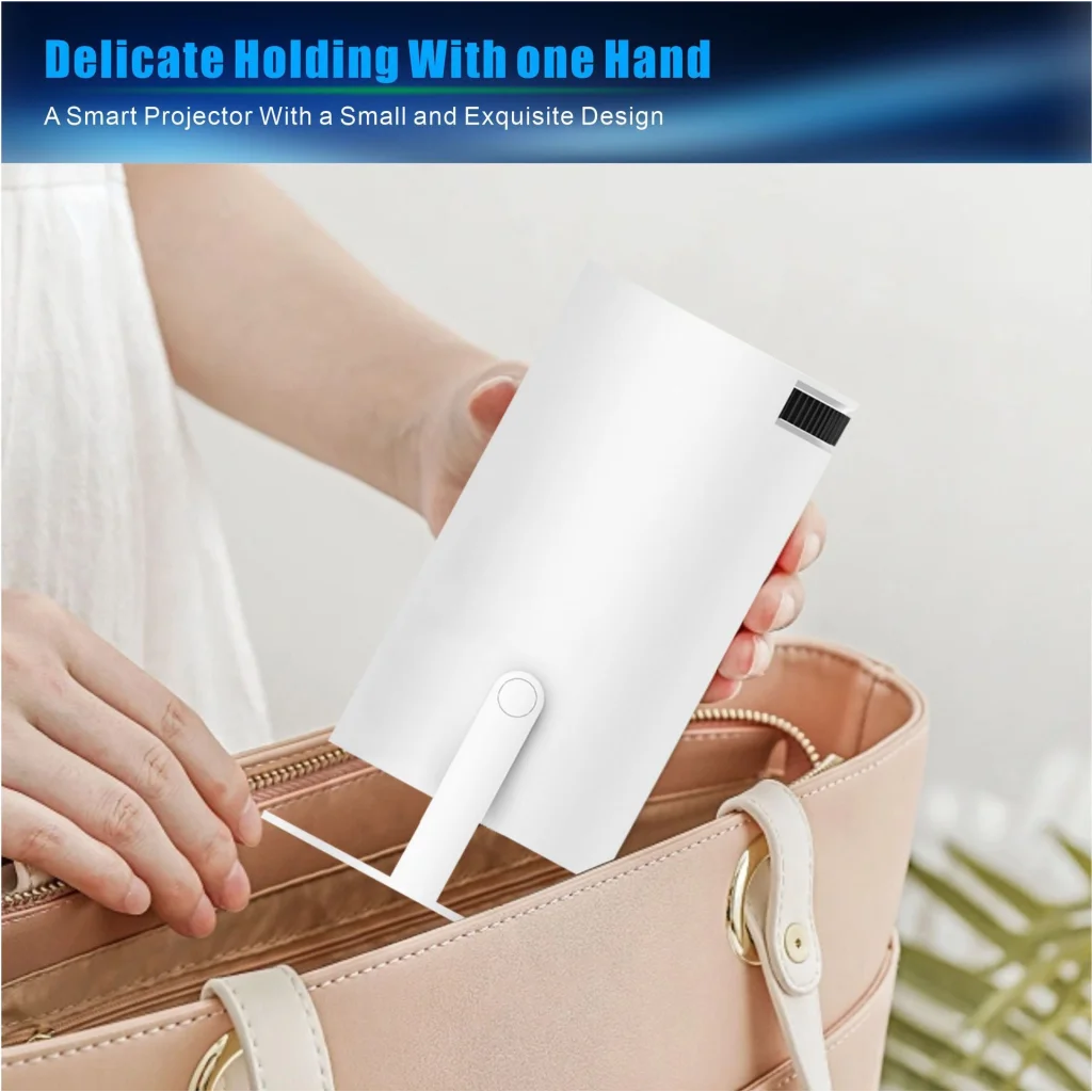 Portable 180 Degrees Adjustable Mini Projector - Full HD