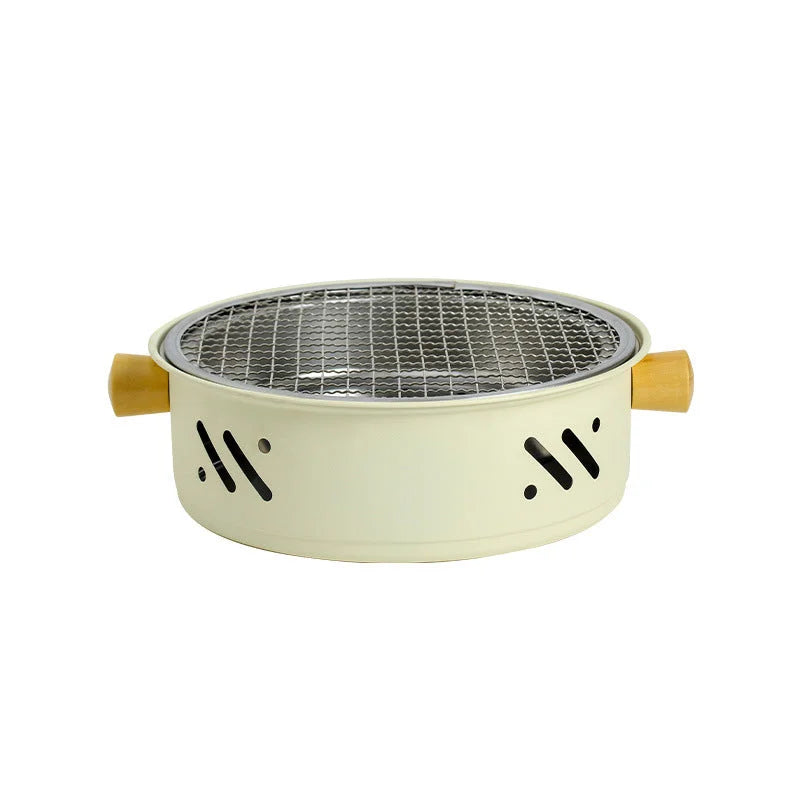 Portable 28cm Stainless Steel Barbecue and Tea Furnace