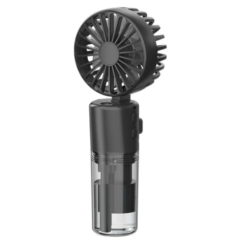 Portable 4-Speed Mini Spray Fan with Moisturizing Function