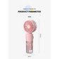 Portable 4-Speed Mini Spray Fan with Moisturizing Function