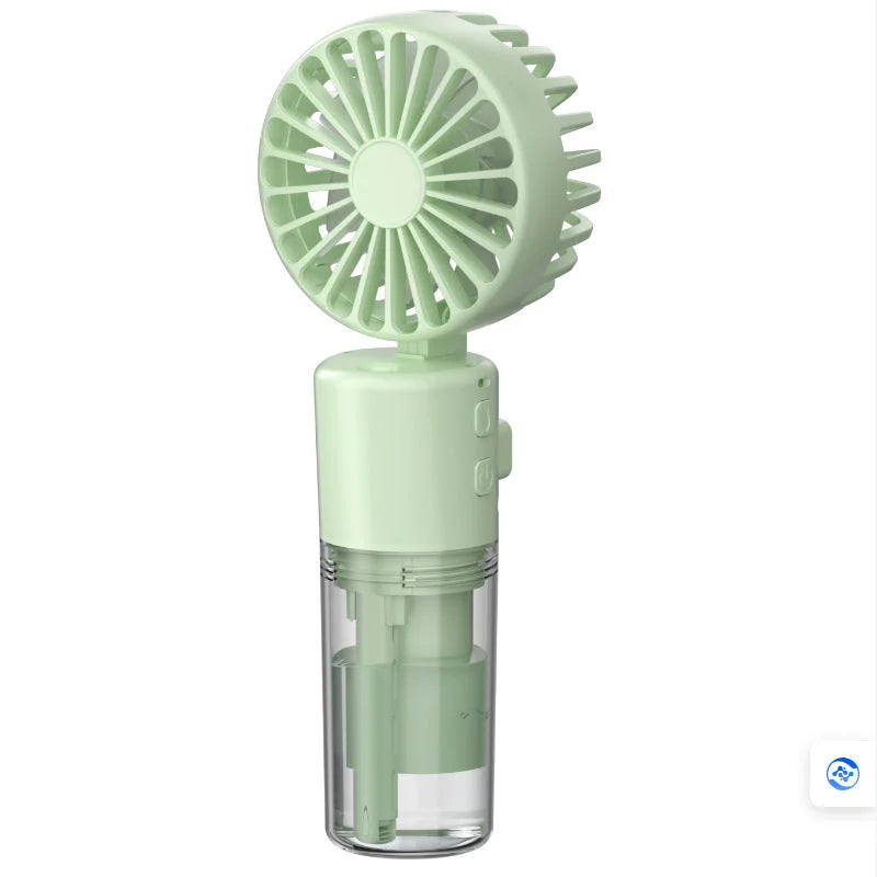 Portable 4-Speed Mini Spray Fan with Moisturizing Function