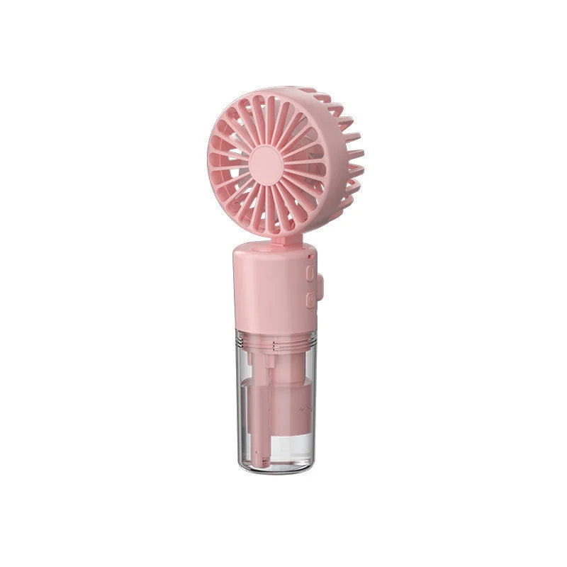 Portable 4-Speed Mini Spray Fan with Moisturizing Function