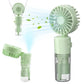 Portable 4-Speed Mini Spray Fan with Moisturizing Function