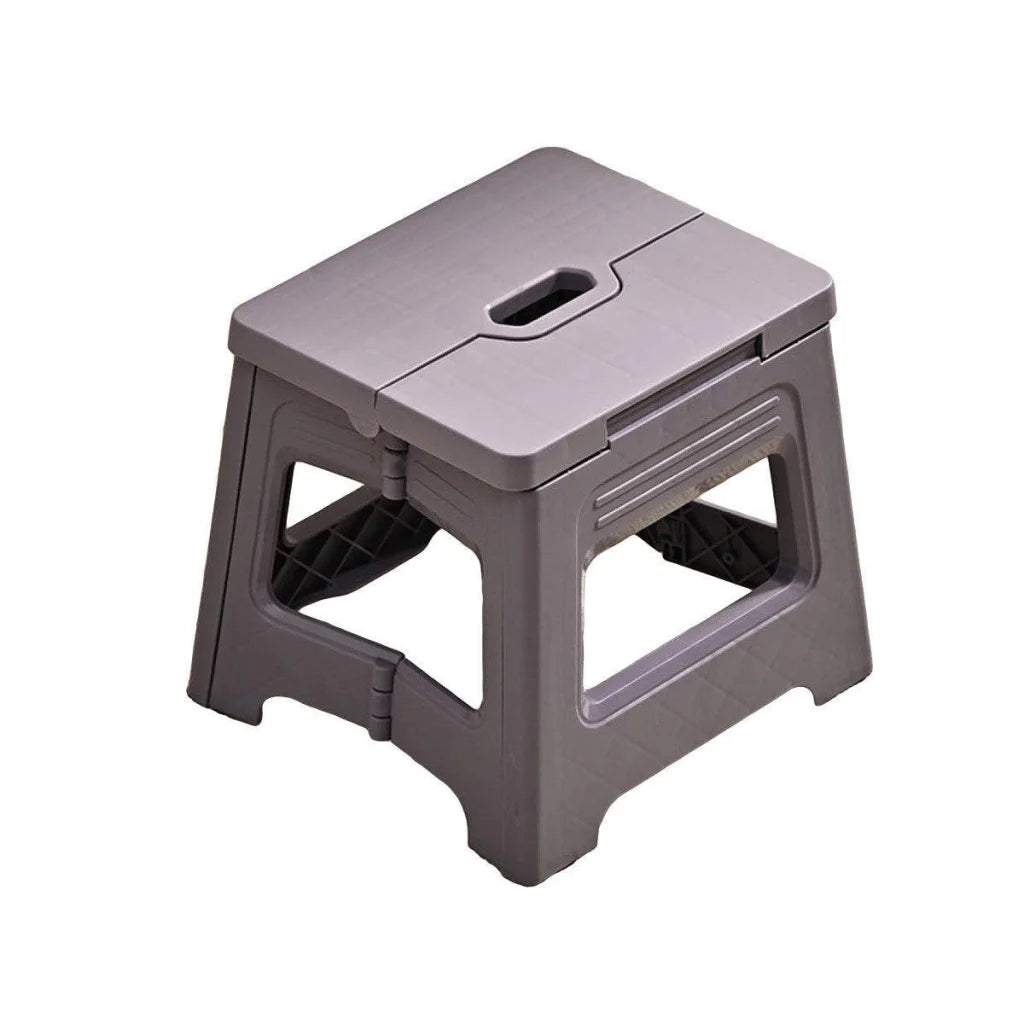 Brown plastic chair with side housing and support fittings
