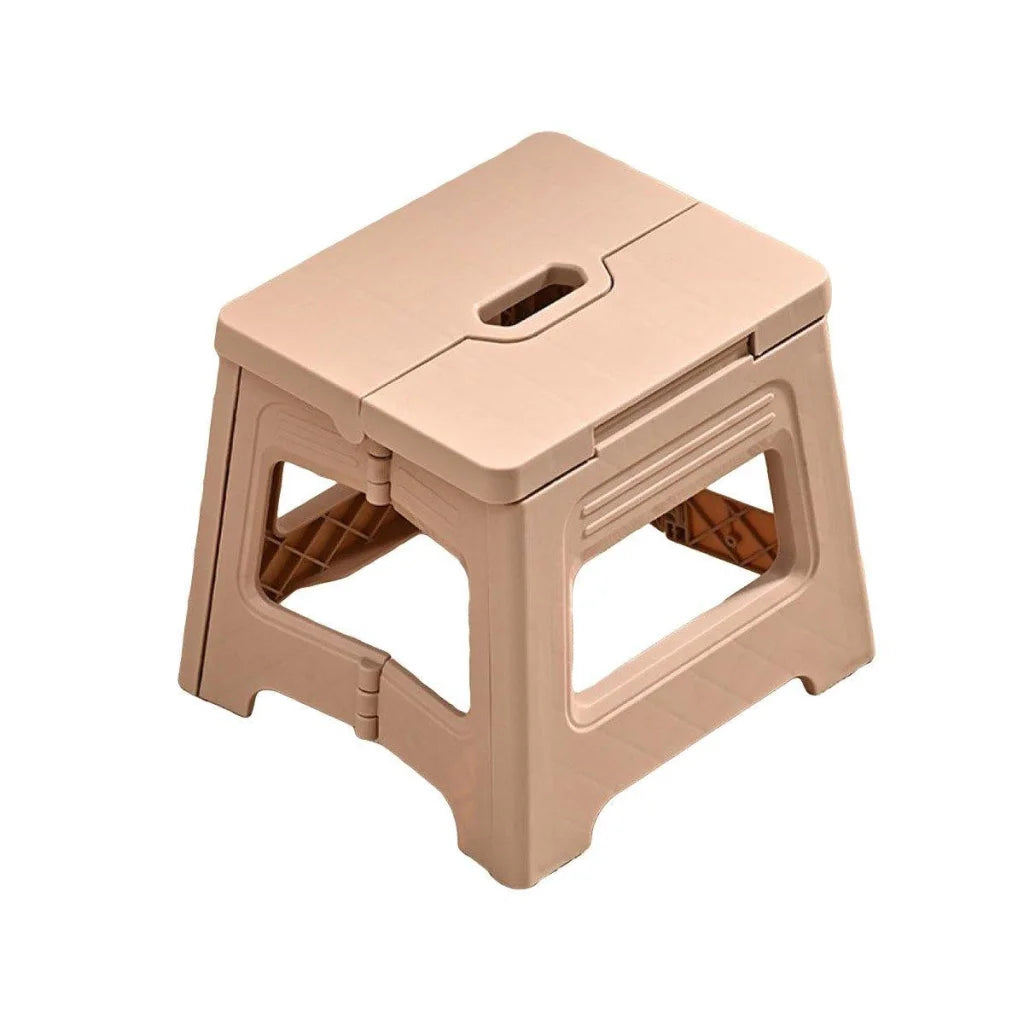 Portable Adjustable Folding Plastic Stool Retractable