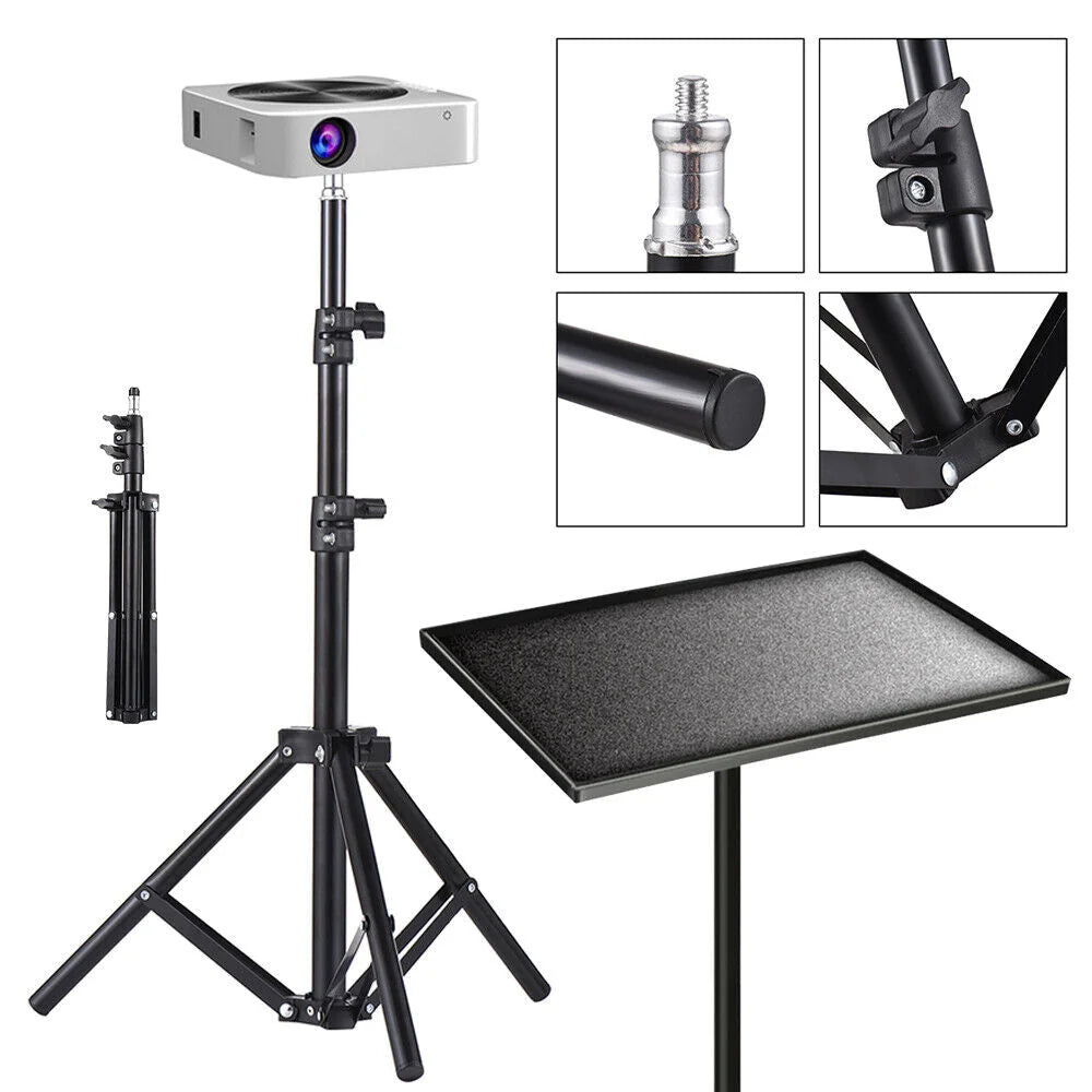 Portable adjustable laptop with handles, panels and accessory pieces