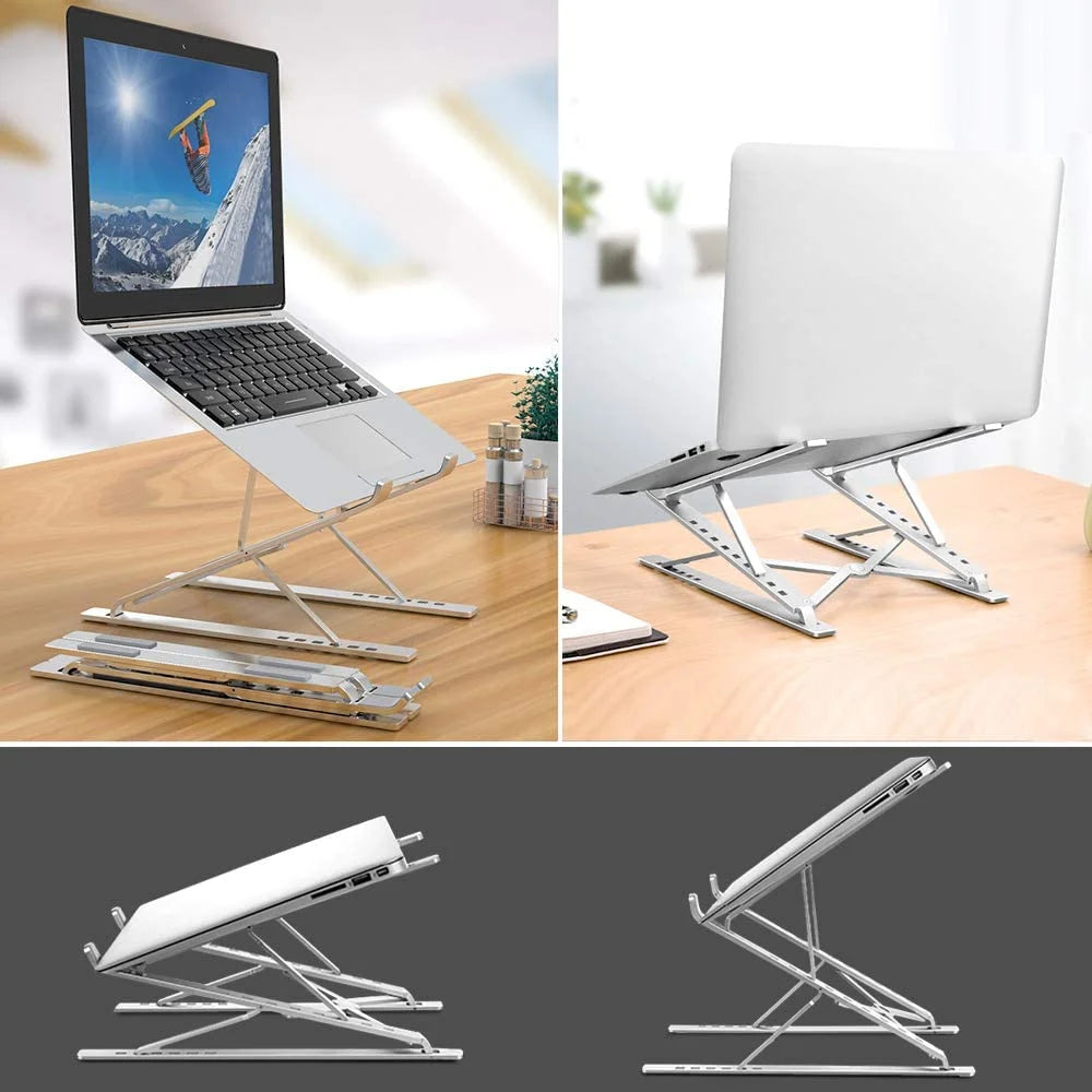 Portable Adjustable Laptop Stand Foldable Desktop Tripod