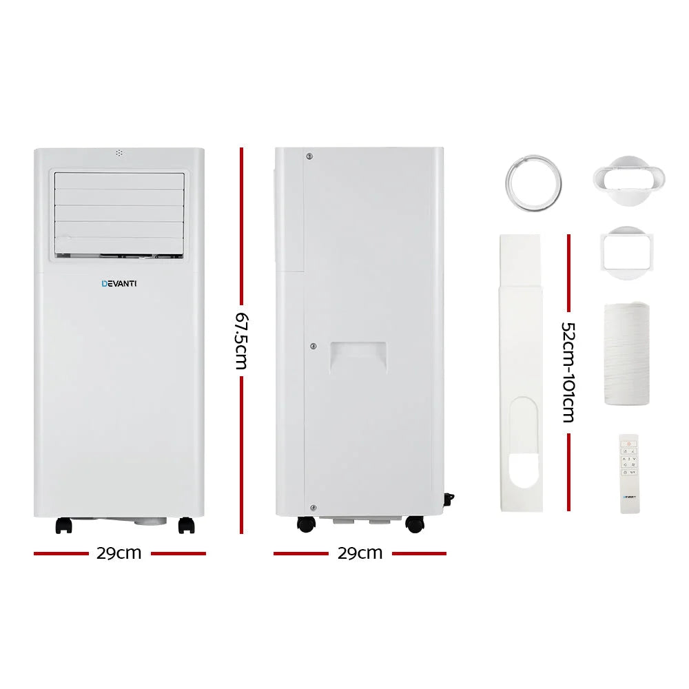 Portable Air Conditioner 7000BTU Cooling Mobile Fan Cooler