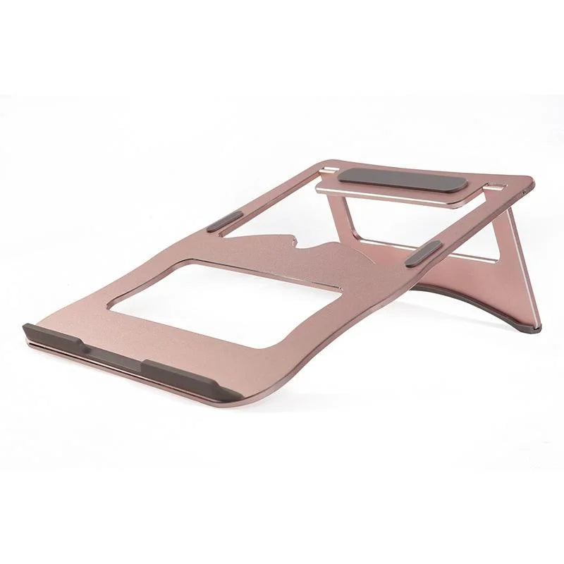 Portable Aluminum Laptop Stand - Simple & Stylish - Rose