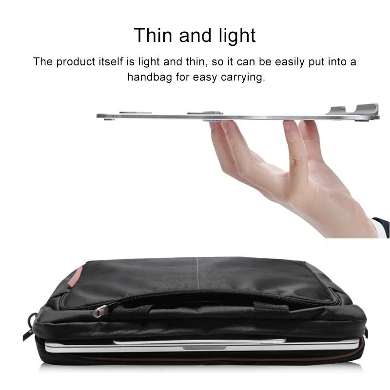 Portable Aluminum Laptop Stand - Simple & Stylish - Rose