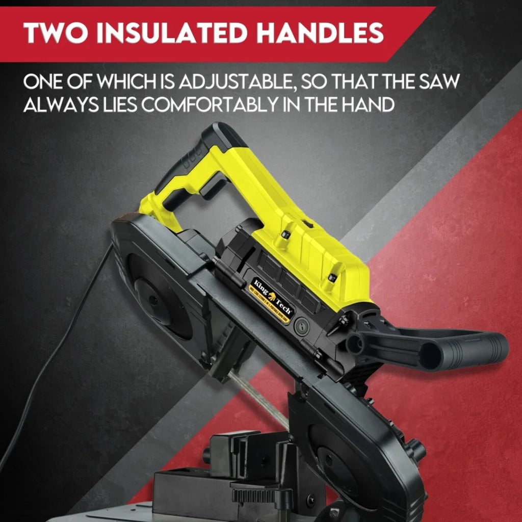 Portable Band Saw Cold Cut Metal Cut-Off Chop Bandsaw 127mm