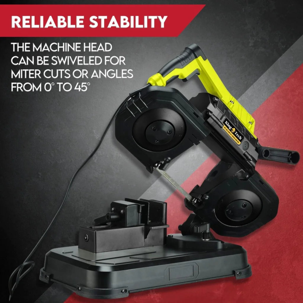 Portable Band Saw Cold Cut Metal Cut-Off Chop Bandsaw 127mm